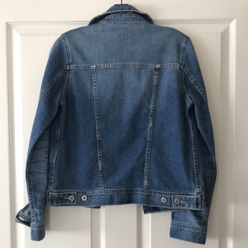 AG Distressed Denim Jacket - Size XS - Picture 5 of 11